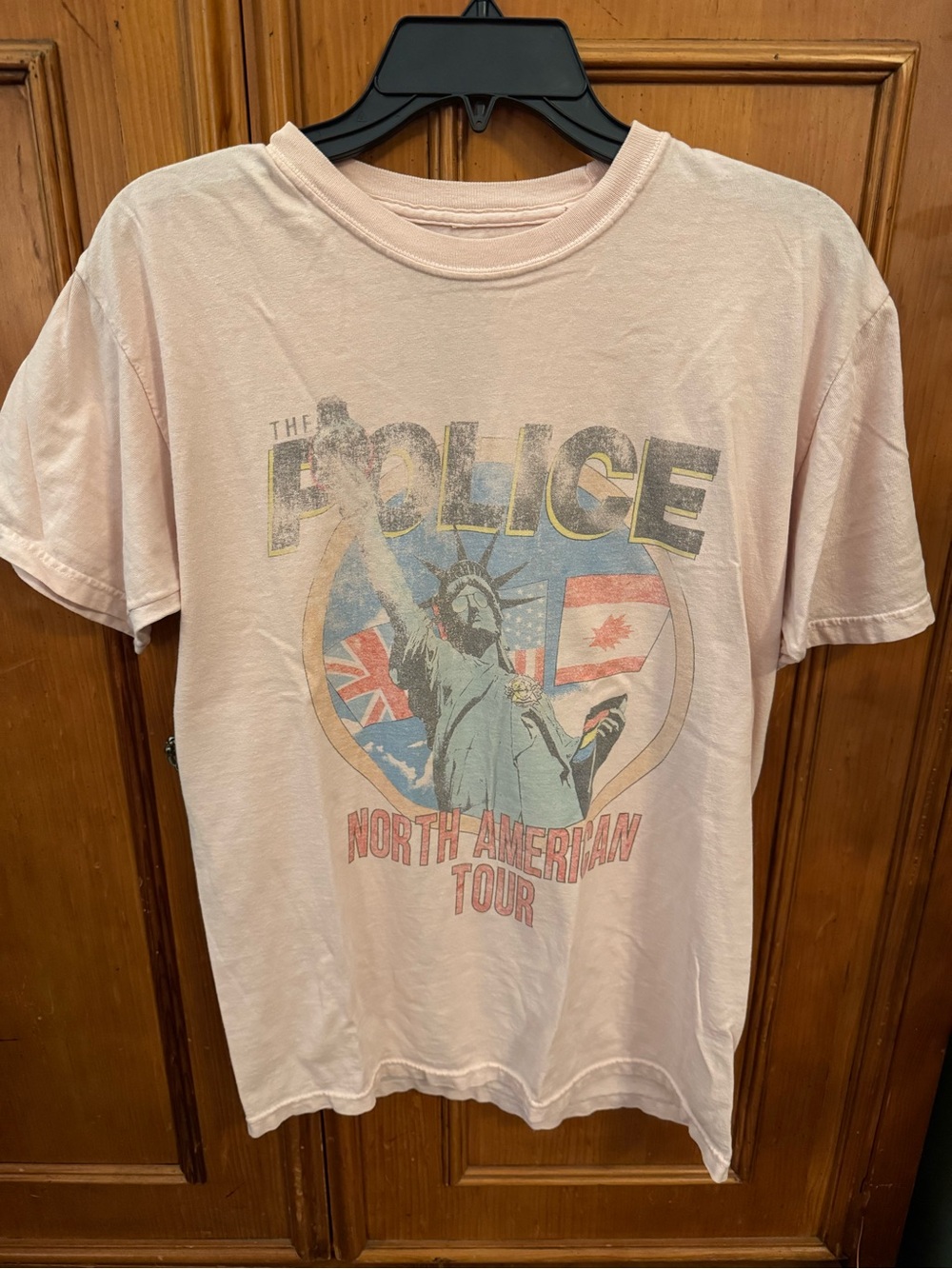 Police Light Pink North American Tour Graphic Tee
